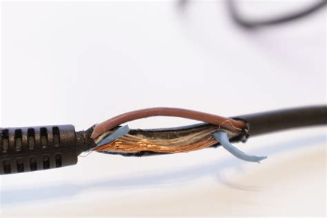 damaged electrical wires